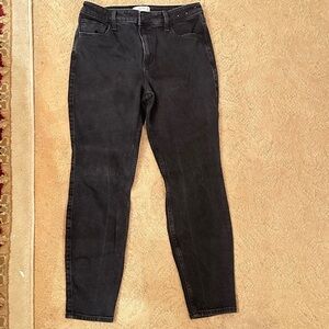 Abercrombie & Fitch Women's Black Skinny High Rise Jeans-10R
